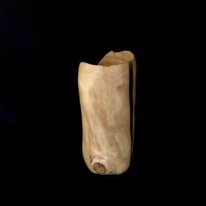 Lampe en bois d'arbousier et résine sombre – Image 3