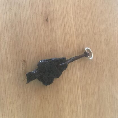 Porte-clé en bois flotté à motif dentelé – Image 9