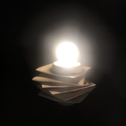 Lampe lampe en bois "succulente" – Image 3