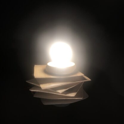 Lampe lampe en bois "succulente" – Image 5
