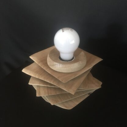 Lampe lampe en bois "succulente" – Image 6